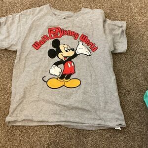 Disney Gray Walt Disney World Mickey Mouse Tee